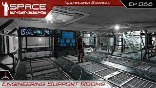 Engineering Support Rooms | Space Engineers Survival - Modded Multiplayer | #066