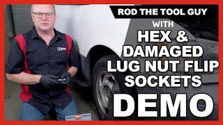 PRODUCT DEMO: ARES Tool 59035 – 6pc Standard Hex and Damaged Lug Nut Flip Socket Set