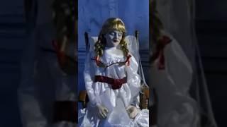 Party City 2018 Halloween animated Annabelle Doll demo video.