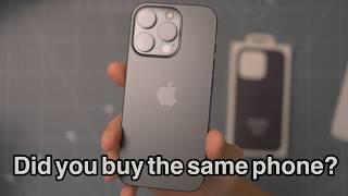 Everyone is wrong about the iPhone 16 Pro. Black Titanium and silicone case unboxing and rant.