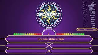 Create a Real KBC Game Show in PowerPoint! | Interactive 15 Question Quiz with Sound & Animation