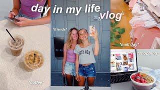 day in my life vlog *summer shopping mall day*