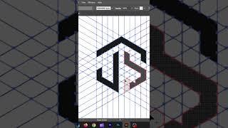 Polygon JS Logo Design Use Pen Tool #graphics-Actor #graphicdesigntutorial