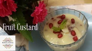 Fruit Custard in tamil // Simple custard //Nisha's Creation// Tamil