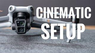 DJI Air 3 Cinematic Settings and Setup