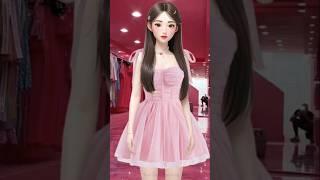 Get ready with my cute doll || Doll makeup || #shorts #doll #trending