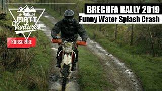 Enduro Brechfa Rally UK SPLASHDOWN  Funny crash Matt Ventures