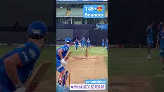 145km/h speed bouncer  #shorts #youtubeshorts #short #cricket