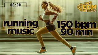 RUNNING MUSIC 150 BPM - 90 min Non-Stop Music