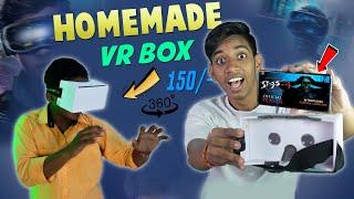 We Made Cheapest VR Box | Telugu Experiments | Virtual Reality | How To Make VR goggles