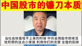 翟山鹰：中国股市是怎么割韭菜的丨为什么说中国股市只是中共利用人血的贪婪 刮老百姓油水的镰刀丨A股