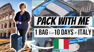 How to Pack for ITALY in a Carry On ONLY! 10 Days of Outfits for European Vacation