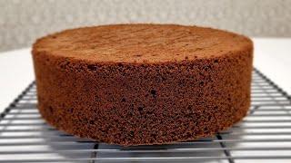 Simple chocolate sponge cake recipe