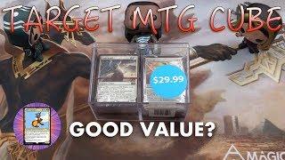 MTG Unpacked - Unboxing a Target mystery / value cube of Magic: The Gathering cards
