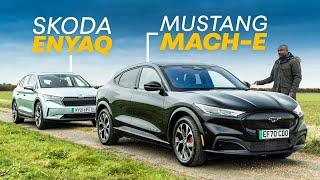 Skoda Enyaq IV vs Mustang Mach-E: Style vs Substance | 4K