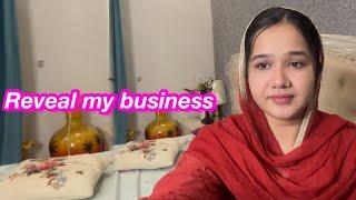 Finally reveal my business | business idea kaisy aya | Sitara yaseen vlog