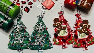 DIY Christmas Earring Making Tutorial Pt 2