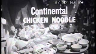 Continental instant soup 1962 TV commercial