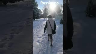 La russie en hiver dans ses habits blancs