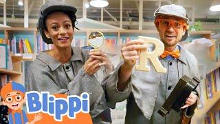 NEW! Case of The Missing ABCs | Educational Videos for Kids | Blippi and Meekah Kids TV