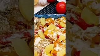 Запеченные Рёбрышки в СМЕТАННОМ СОУСЕ #рецепты #еда #food #shorts