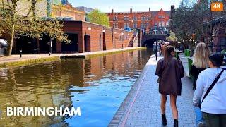 Birmingham City Centre Sunny  Morning Walk | 4K HD  | England | UK | 2022