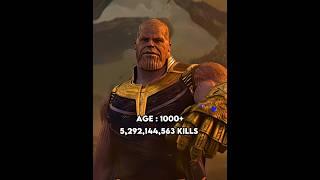 MCU Thanos kill count vs MCU Kang