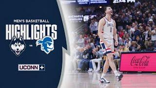 HIGHLIGHTS | UConn Men's Basketball vs. Seton Hall Highlights