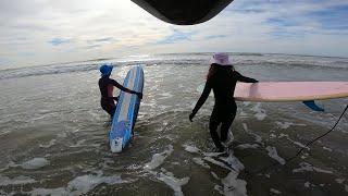 They Take Me Out Surfing For Christmas | Surfing POV