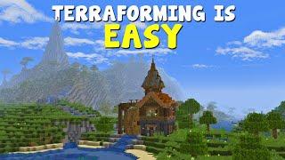 Minecraft Terraforming Made Simple (How to Build Custom Terrain)