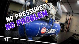 Cheap Fix for an Air Compressor That Won't Build Pressure