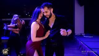 Сэм и Аня (СПб). Bachata на "King party". Видео Макса Рыбникова