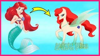 Disney Princesses Turn Into My Little Pony @WANAPlus