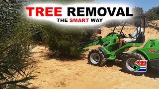 AVANT 860i with Tree Shear Attachment (The beast!)