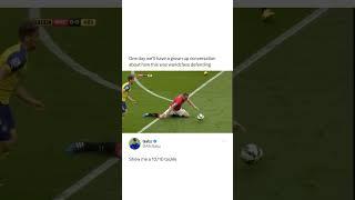 Phil Jones legendary meme tackle #shorts #football #funny #slide #tackling #manutd #crazy #defence