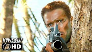 Guerilla Camp Attack Scene | PREDATOR (1987) Arnold Schwarzenegger, Movie CLIP HD