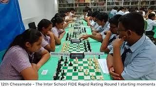 Round 1 starting moments | 12th Chessmate Inter School Rapid Rating Team 2018