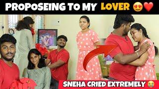 PROPOSEING My LOVER Infront Of WIFE | Sneha கதறி அழுதுட்டா  WORST | JeSuFamily