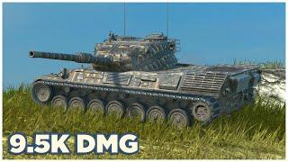 Leopard 1 • 9.5K DMG 5 KILLS • Tanks Blitz