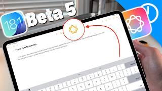 iPadOS 18.1 Beta 5 - Memoji Fixed & New Apple Intelligence Access!