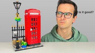 LEGO Red London Telephone Box (REVIEW)