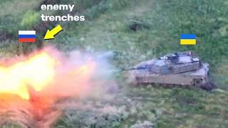 The Abrams tank suddenly appeared in front of the Russians.