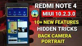 Redmi Note 4 Miui 10.2.3.0 New Stable Update | 10 New features | Redmi Note 4 Back Portrait mode