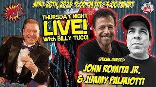 THURSDAY NIGHT LIVE WITH BILLY TUCCI, JOHN ROMITA JR. & JIMMY PALMIOTTI!