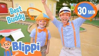 Blippi's Little Buddy  Blippi Music Video  | Community Corner | Kids Sing and Play