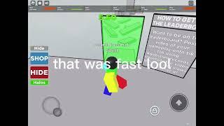 Beating my brothers new world records #roblox #gobdevsTimeRecord