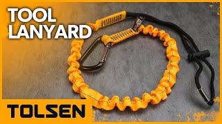 TOLSEN Tool Lanyard with Single Aluminum Alloy Carabiner