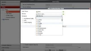 FortiGate Cookbook   Creating a Security Policy to Identify Users