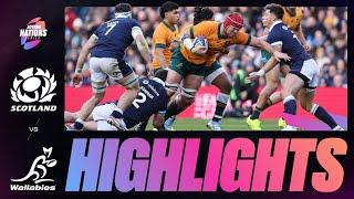 HIGHLIGHTS | SCOTLAND V AUSTRALIA | AUTUMN NATIONS SERIES