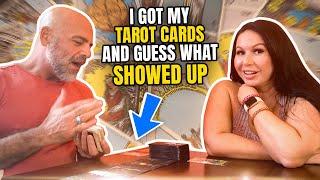 Getting My Tarot Card Reading With Adam Russo | Marcela Alonso Gets Her Tarot Card Reading